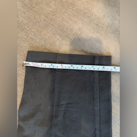 John Varvatos Linen Pants 38 Dark Brown Cotton Twill Chinos Men's Lightweight - Picture 9 of 9